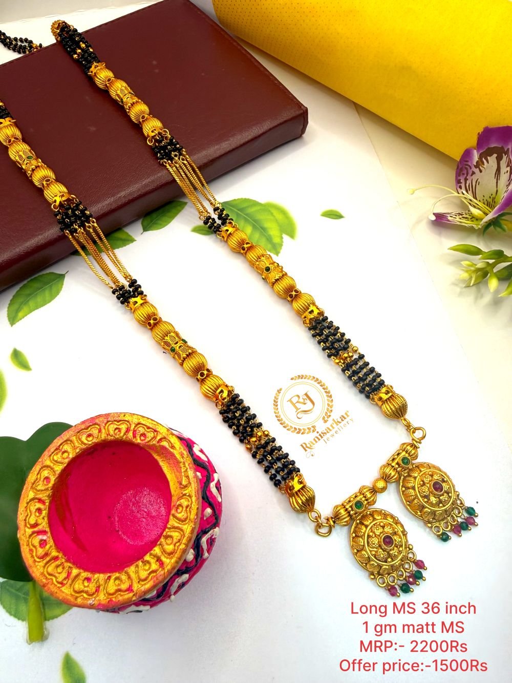 Long mangalsutra Matt finished