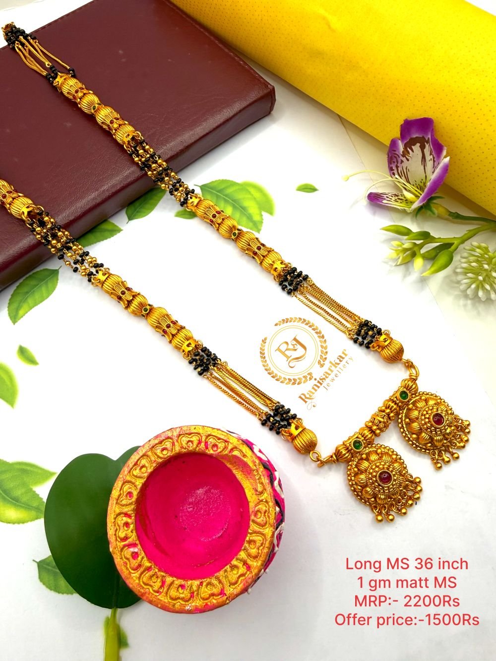 Long mangalsutra Matt finished