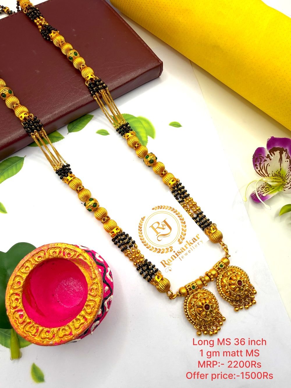 Long mangalsutra Matt finished