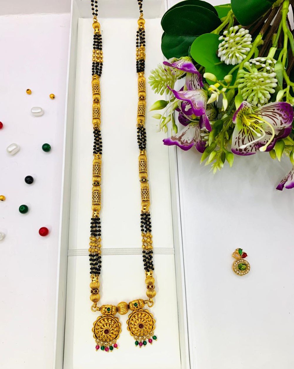1 Grm Long mangalsutra Vati (J)