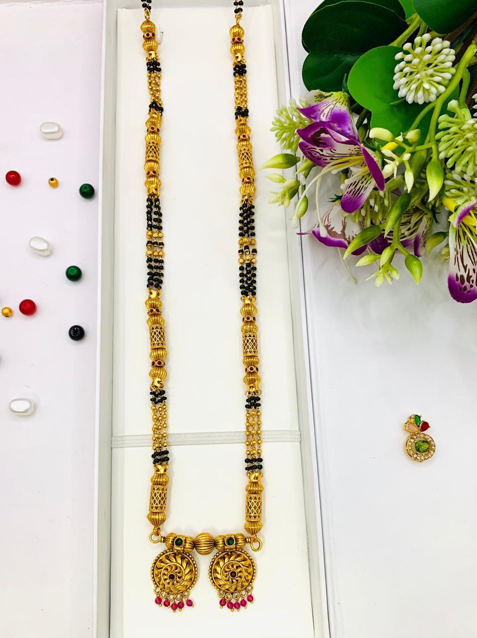 1 Grm Long mangalsutra Vati (D)
