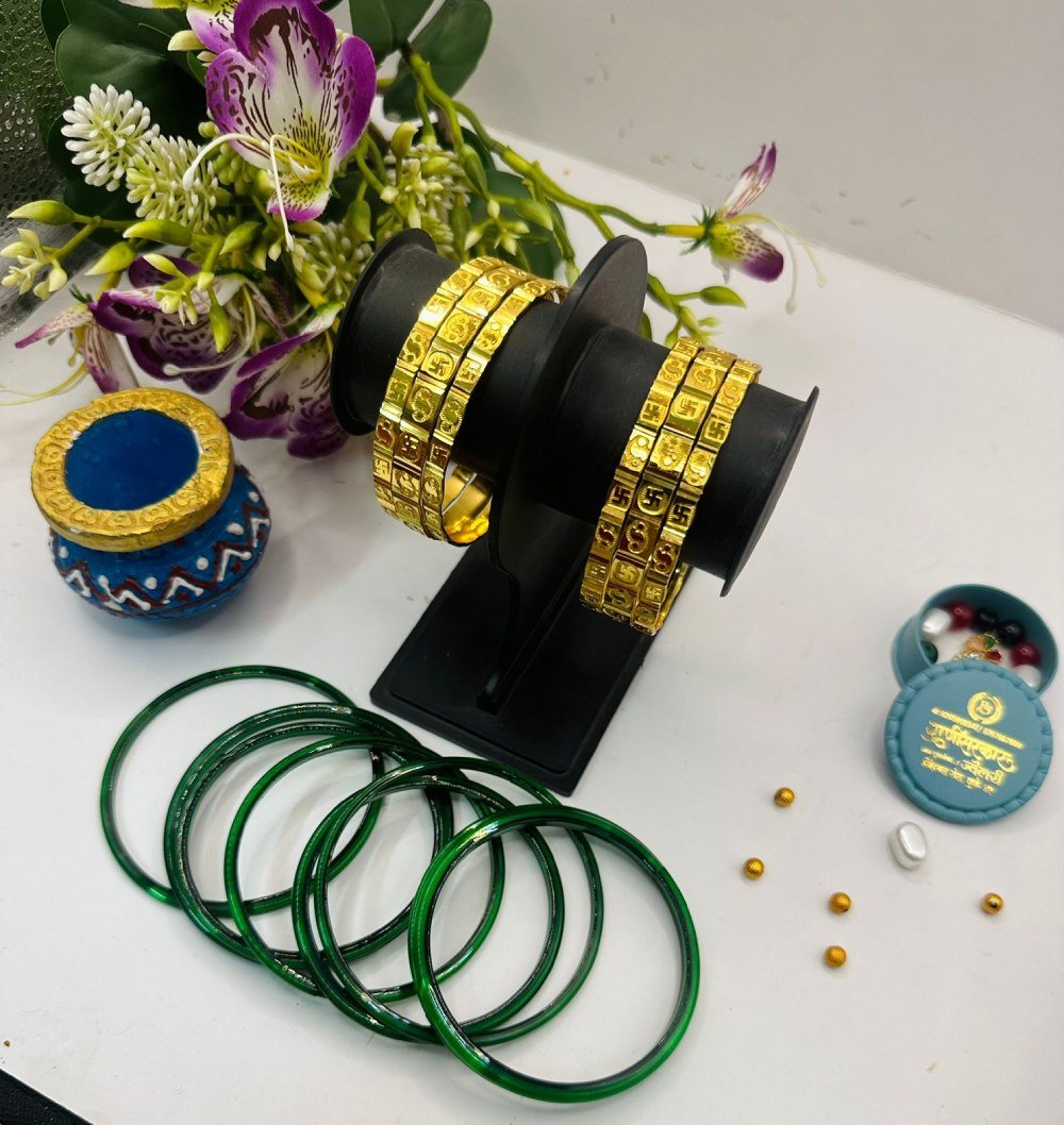 Micro Gold Plated 6 bangles set (GB01)