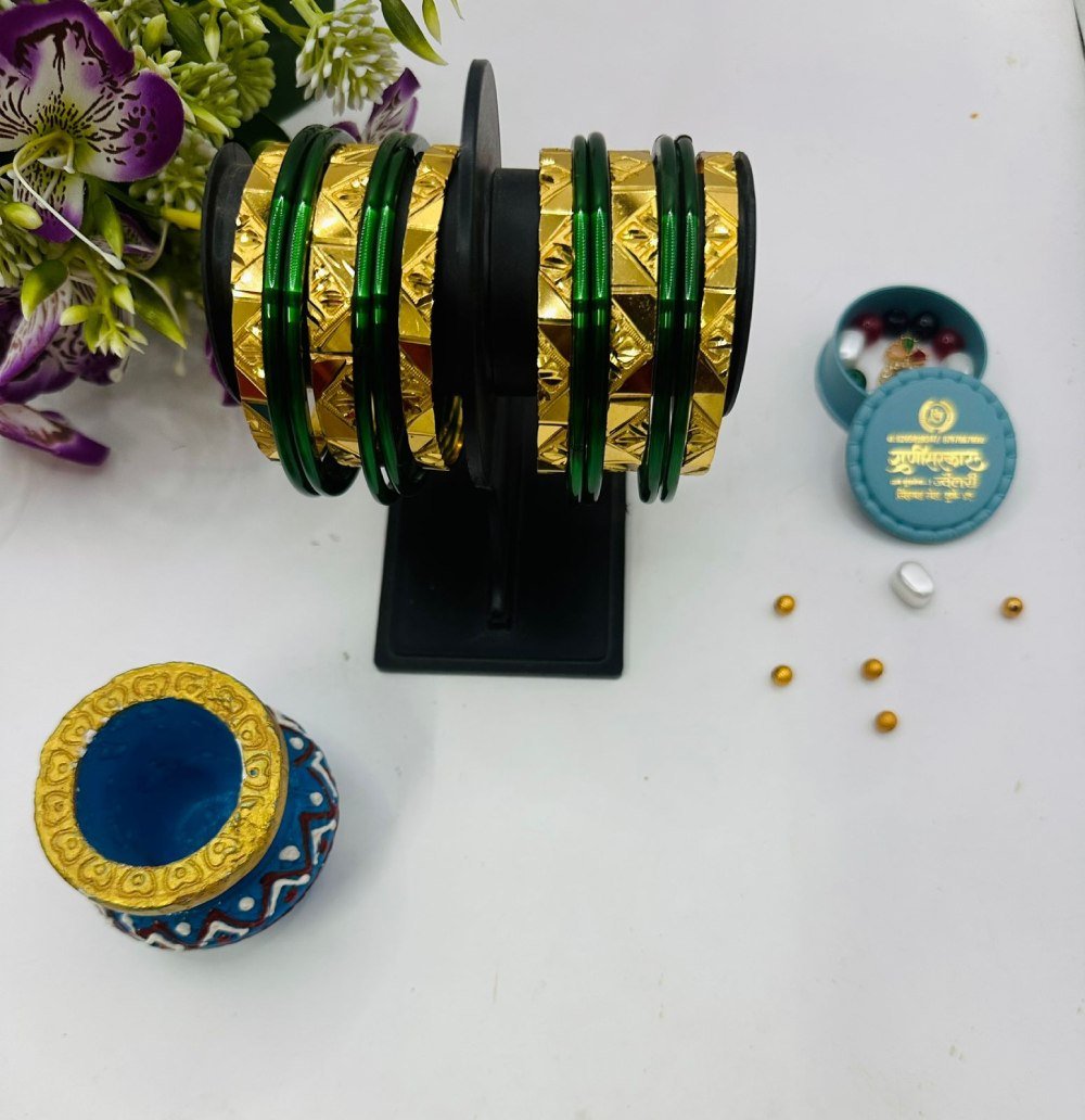 Micro Gold Plated 6 bangles set (GB04)