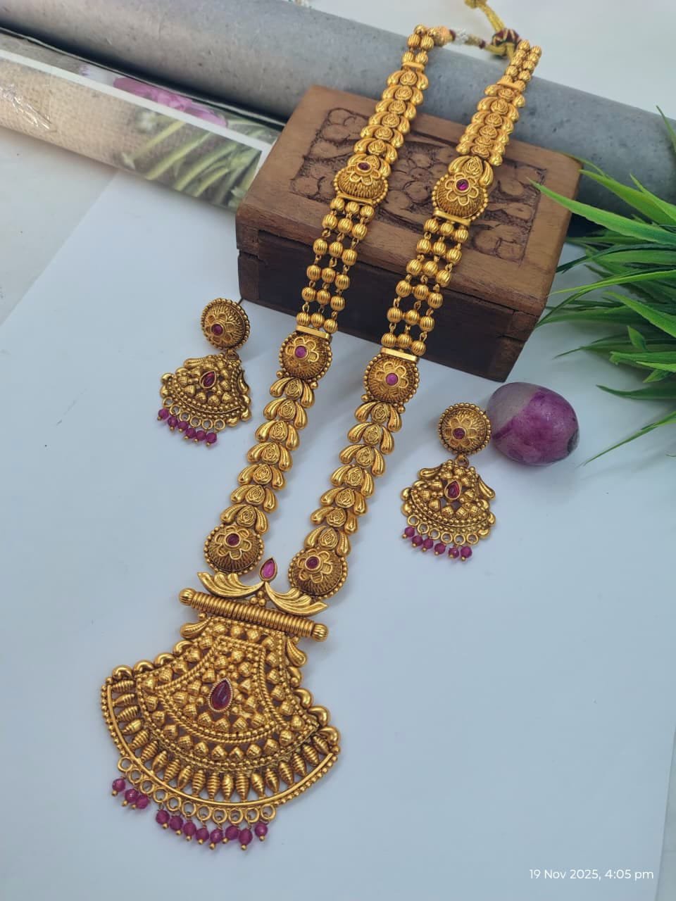 1 Grm Long mangalsutra Matt finished (LMA)