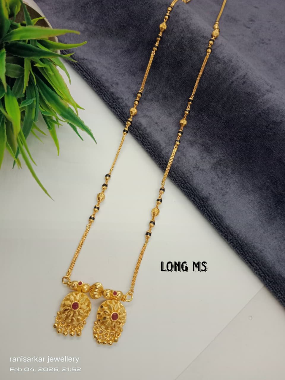 1 gm forming 2line vati mangalsutra (N)