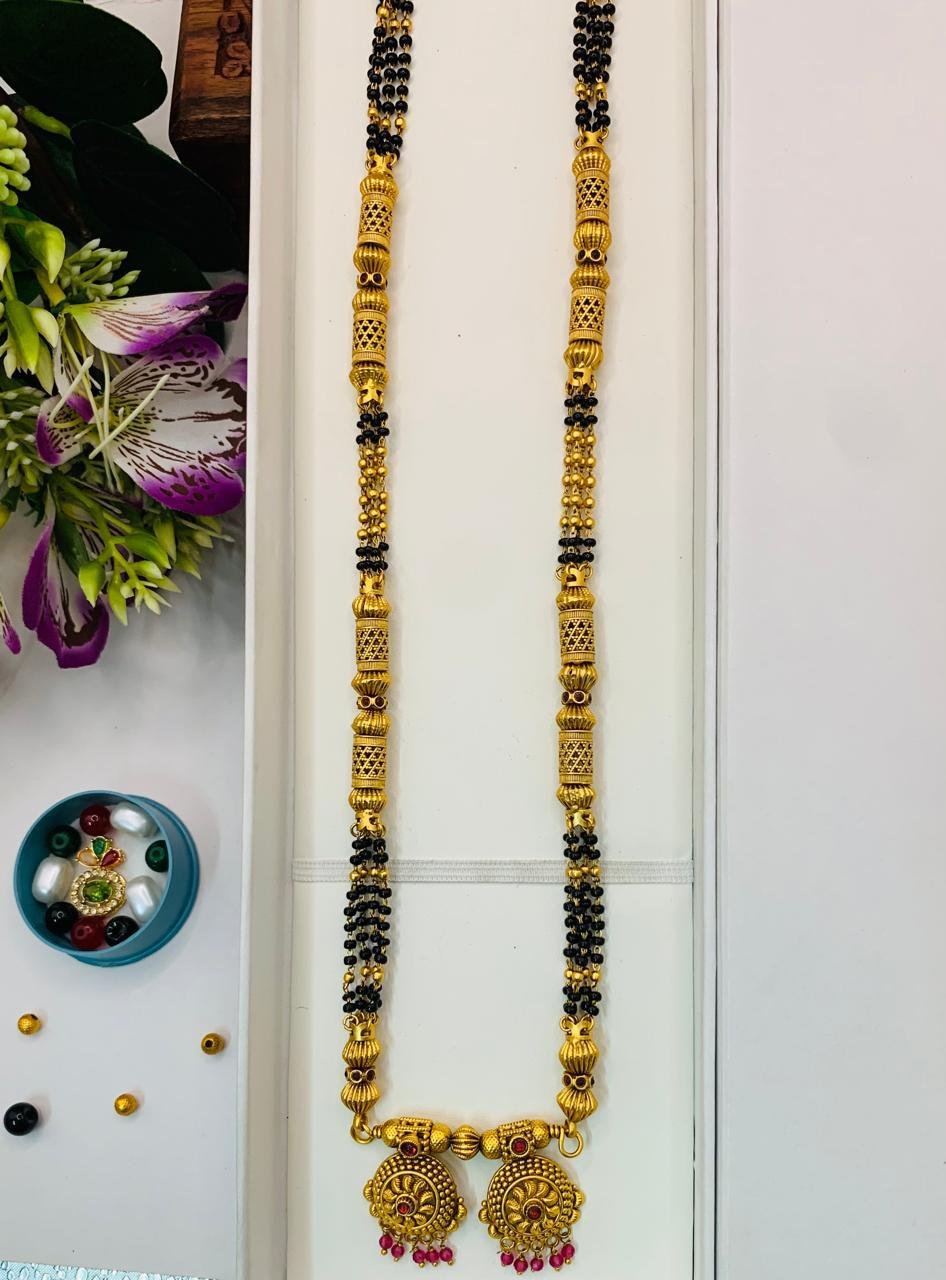 1 gm forming 2line vati mangalsutra (N)