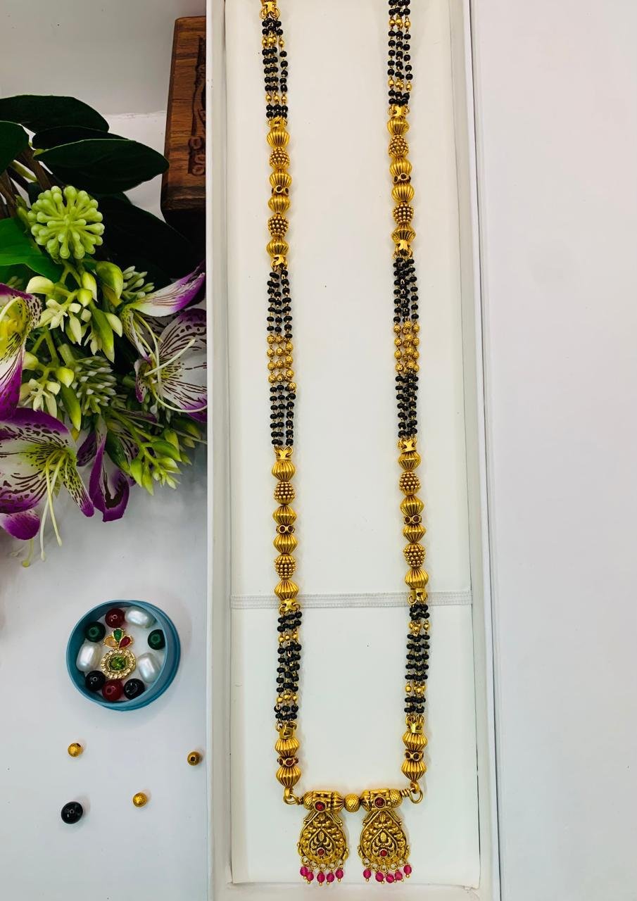 1 gm forming 2line vati mangalsutra (Q)