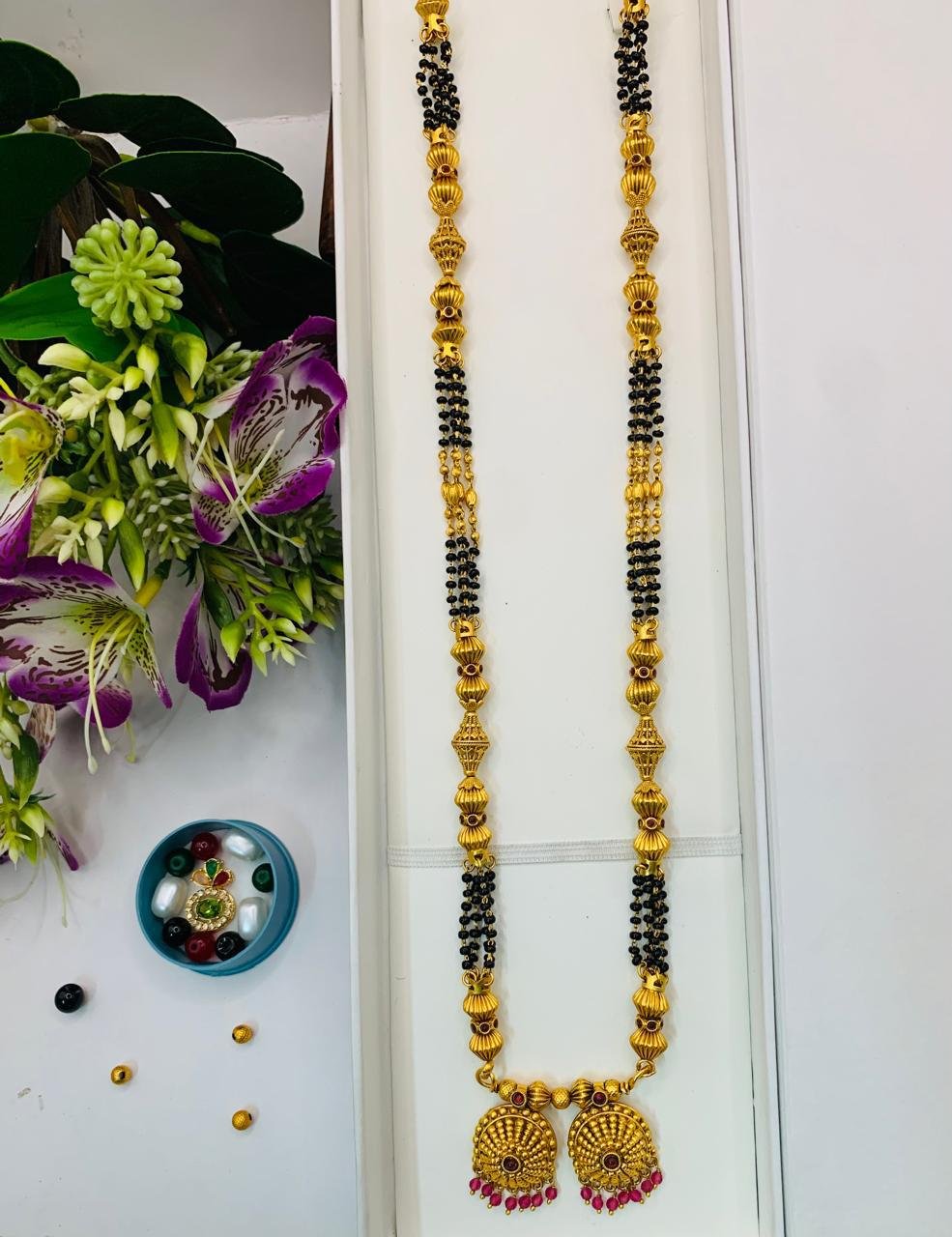 1 gm forming 2line vati mangalsutra (T)