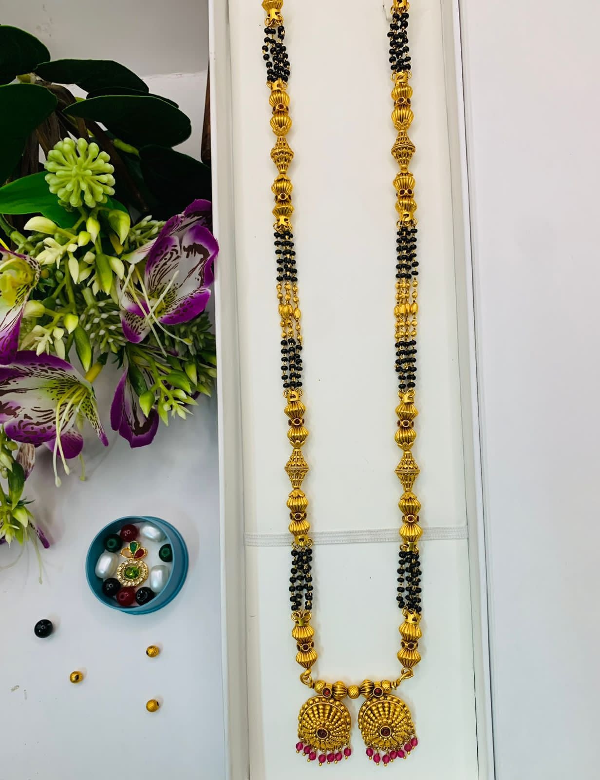 1 gm forming 4line vati mangalsutra (A)